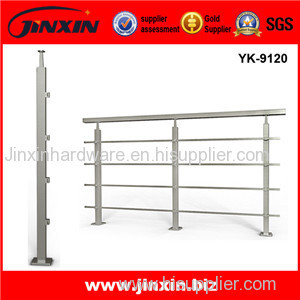 Alibaba Guangzhou manufacturer lowes wrought iron balusters inox 304 glass railing