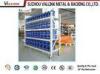 Garage / Stockroom / Warehouse Steel Shelving With Plastic Bins And Wheels