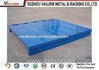 Standard Powder Coating / Zinc Plating Steel Pallet For Warehosue Storage