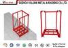 Professional Transportation Warehouse Stacking Rack / Unit Shelving Red Customized