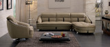 Australian Leather Sofa Sectional Sofa with Chaise