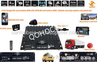 Micro 4 CH Linux Real Time 128G Single SD Card Mobile Dvr