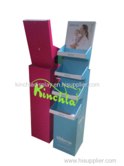 Kinchla Point of Sale Cardboard Floor Display Stand for Baby Products