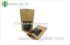 Coffee Bean 150g Kraft Paper sealable coffee bags One Way Air Valve