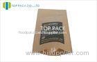 A Series Stand Up Coffee Packaging Bags One Way Degassing Valve Foil Lamination