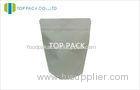 Plain Aluminium Foil Lamination white kraft paper bags with Custom logo