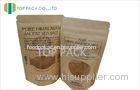 Offset Printing Spices Packaging With Custom Window / Kraft paper pouch