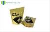 Gravure Printing Zipper Kraft Paper Packaging / Plastic Lined