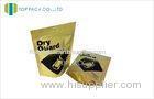 Gravure Printing Zipper Kraft Paper Packaging / Plastic Lined