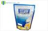 Full Printing Foil Stand Up Food Packaging Bags Milk Powder , PET / AL / PE Food Grade