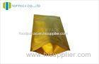 Reclosed Golden Foil Tea Packaging Bags / Resealable Foil Pouches