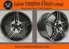 Custom Alloy Black 5 Spoke Rims / Replica Mercedes Benz Wheels