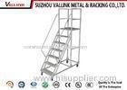 Custom Mobile Platform Ladder For Diy Hardware Store / Hospital