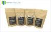 100g Coffee Custom Food Packaging Aluminum Foi / Kraft Paper Food Grade