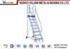 Durable Metal Mobile Ladder Stand For Order Picking / Work PlatformLadder