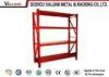 Detachable Middle Duty Office / Warehouse Steel Shelving Systems Red Powder Coating