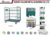 Professional Collapsible Industrial Steel Cargo Cage Cart Light Duty