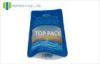 Matte Finished Salt Food Packaging Bags Zip Lock Tear Notch 8oz / 16oz