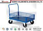 Workshop Foldable Hand Truck Trolley Custom Size , Flat Hand Cart