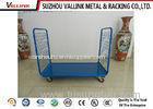 Collapsible Industrial Wire Mesh Hand Truck Trolley Double Ended For Office