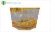 8oz Plastic Ziplock Stand Up Pet Food Bag For Baits , Gravure Printing