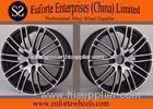 Customized 19inch 18inch Black Forged Wheels / Mazda Auto Wheels Rims