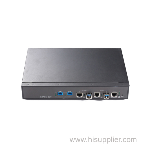 EPON OLT with 2PON port and 2Combo uplink port