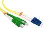 LC/APC-SC/UPC G652D Duplex fiber optic patch cord