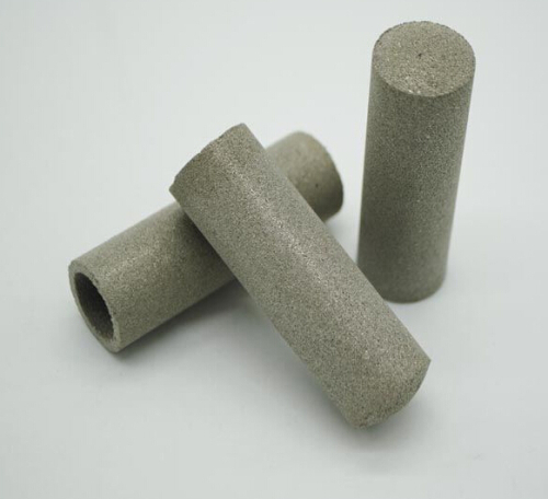 powder Titanium pipe filter use for liquids and gases 