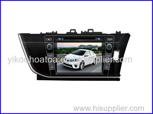 Right side Toyota 2014 New COROLLA car dvd player/car gps navigation/car radio for sale