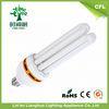 OEM Hotel U Shaped Fluorescent Light Bulbs , Compact Fluorescent Lamps