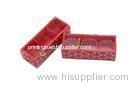 Printing Box Packaging With PET Window , Red Printed Chocolate Boxes