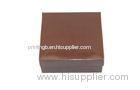 Eco - friendly Printing Brown Burger Box Packaging / Cardboard Food Boxes