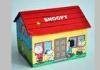 Personalized Coated Paper House Shape Gift Packaing Boxes For Children Gift With Cartoon Design