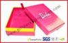 Fancy Jewellery Packaging Boxes For Valentine Gift, Pink Rigid Paper Gift Packaging Boxes