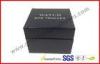 Leather Texture Rigid Board Gift Packaging Boxes , Foil Stamping Watch Packaging Boxes With Soft Vel