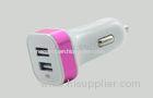 High Output 5v Micro Usb Car Charger With Usb Port / Dual Usb In Car Charger