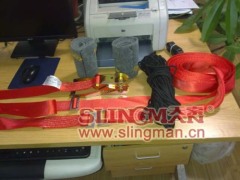 High quality slackline kit balance training webbing rope tree protector kit