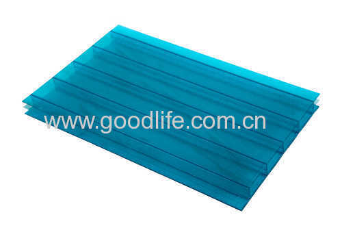 polycarbonate twin-wall hollow sheet for resting tents