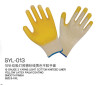 10 double needle yarns rubber gloves Light cotton yarns Plain latex sturdy size S - XXL