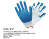 White nylon rubber gloves 13 knitting polyester rubber gloves labor insurance gloves Nitrile gloves
