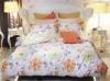 Twill Warm Color Floral Bedding Serts Soft Hand Feeling For Summer