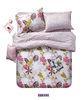 Twill Cotton Floral Bedding Sets , Customized Cotton Flat Sheet Sets