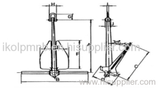 China supplier lightweight anchor