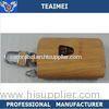 Wooden / Black Roewe Automobile Leather Key Holder 100*60*25mm