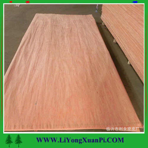 Lin Yi Best Price High Quality 0.3mm red mahogany veneer for sale