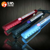 Newest 1/4in.titanium ironic professional her styler hair straightener flat iron with LED steam