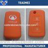 Great Wall Car Smart Remote Rubber / Silicone Key Fob Cover Orange / Red