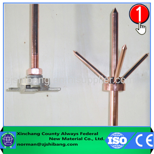 Copper Lightning Rod For Building