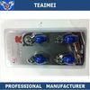 Universal Grenade Stem Car Tire Valve Caps Blue / Red For Lexus / Hyundai